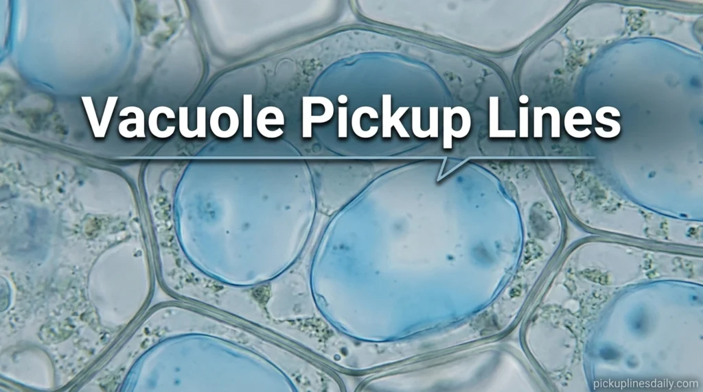 Vacuole Pickup Lines
