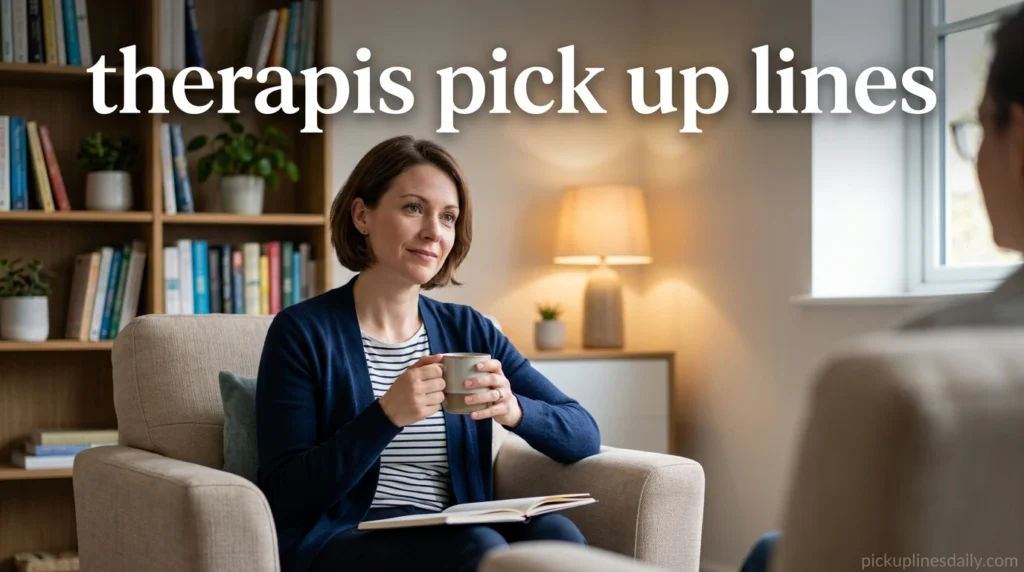 therapis pick up lines